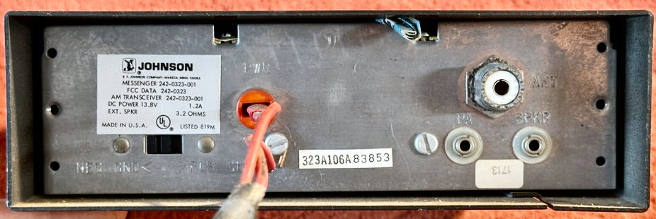 EF Johnson Messenger 323A